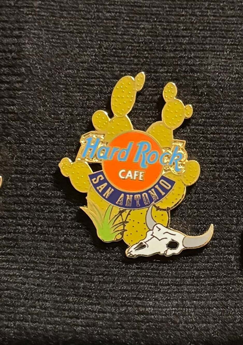 Hard Rock Cafe San Antonio Pin Cactus Skull